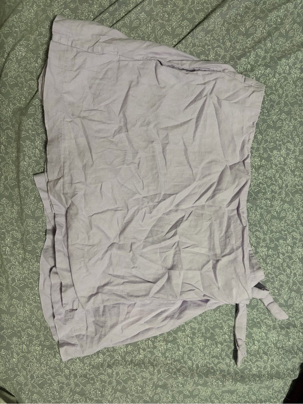 Old Navy Pale Lavender Mini Skort with Side Tie y2k swift summer cottagecore